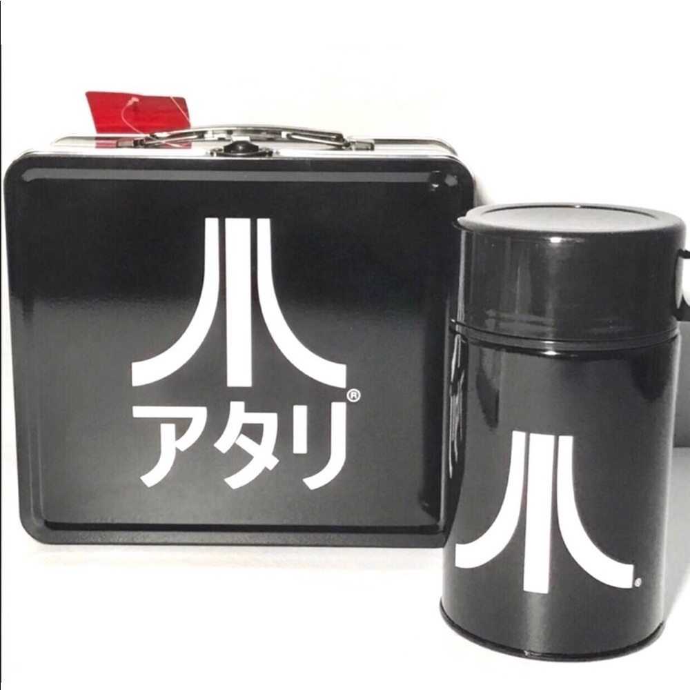 Atari Katakana Lunch Box Tin & Thermos - Thumbnail 3